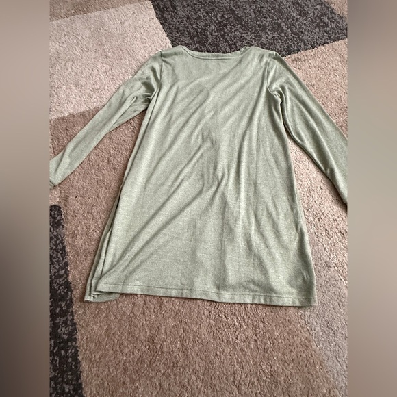 Cuddl Duds Heathered Green Seriously Soft Sweater - PS - Picture 8 of 8